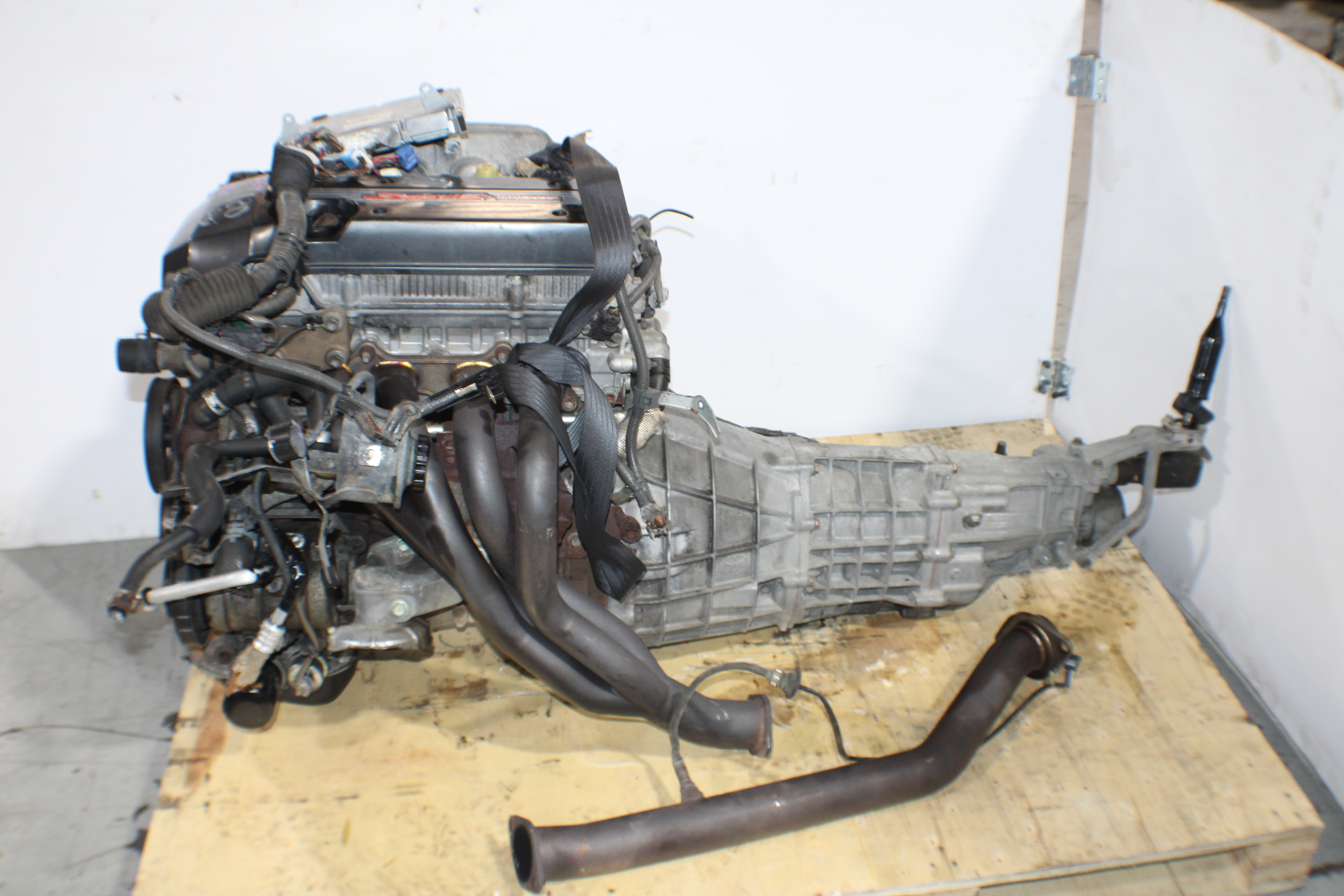 JDM TOYOTA 3SGE BEAMS VVTI ENGINE WITH 6 SPEED TRANSMISSION WIRING HARNESS ECU FOR SALE