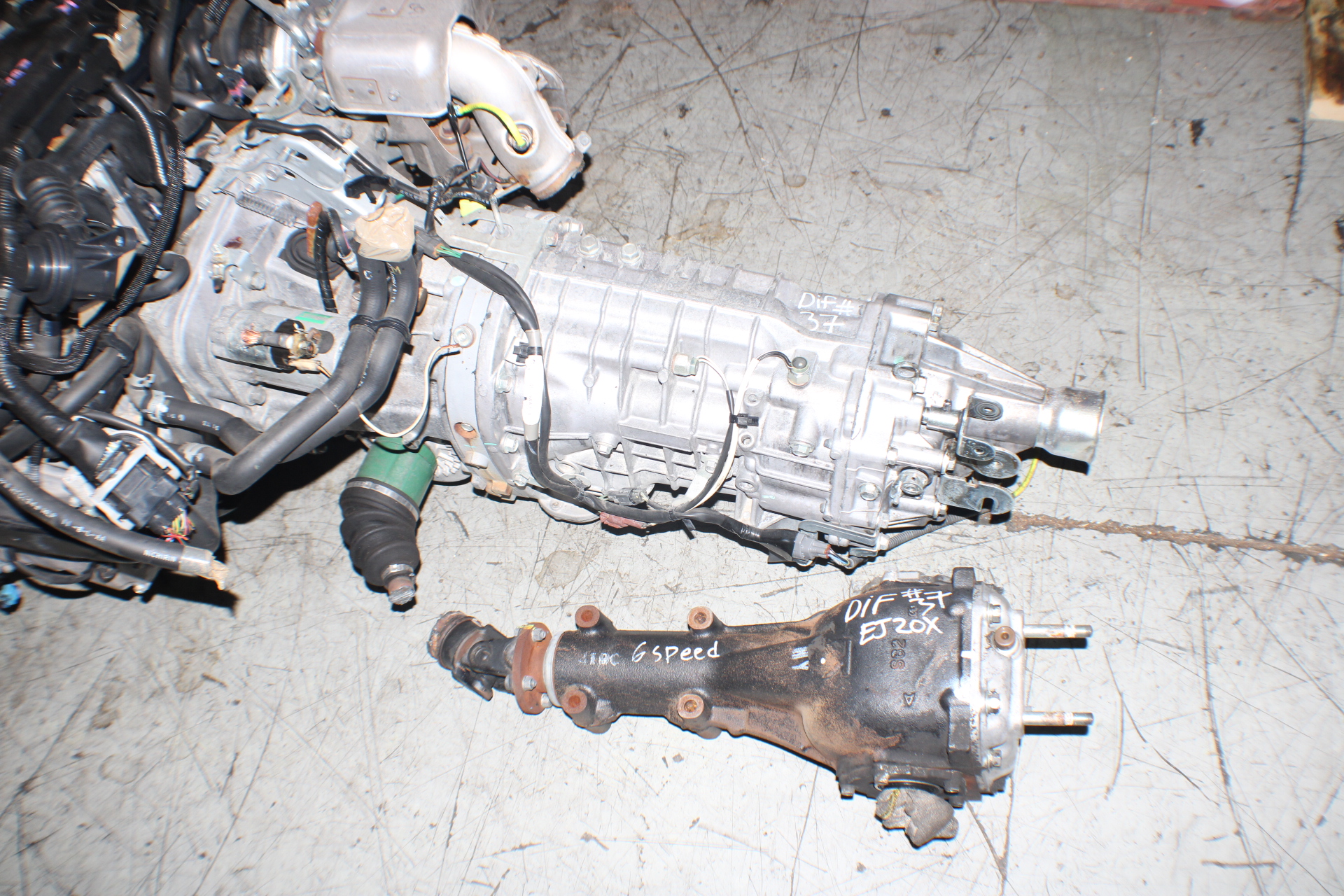 2003-2009 SUBARU 6 SPEED NON DCCD TRANSMISSION REAR DIFF