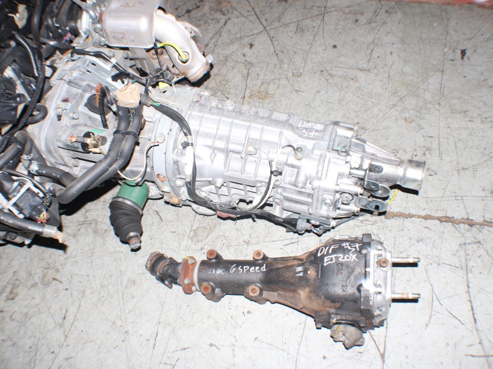 2003 2004 2005 2006 2007 2008 2009 SUBARU LEGACY EZ30 6 SPEED NON DCCD TRANSMISSION REAR DIFF